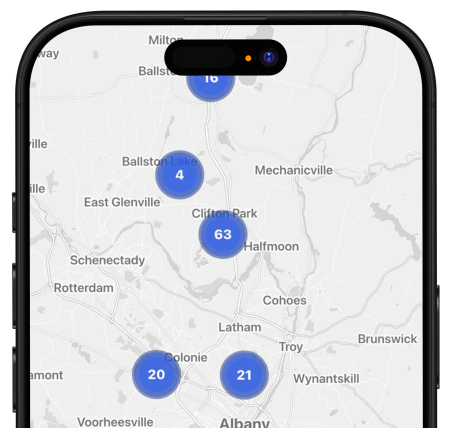 Nearby Chargers Map